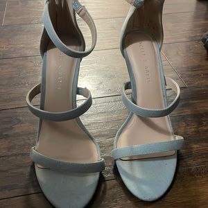 Kelly and Katie Blue Strappy Stiletto